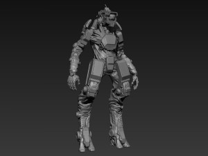 droid concept 01 3D Model
