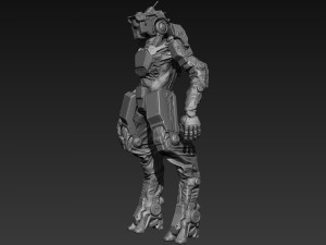 droid concept 01 3D Model