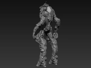 koncepcja droida 01 Model 3D