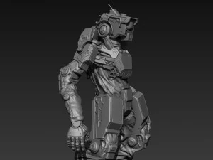 koncepcja droida 01 Model 3D