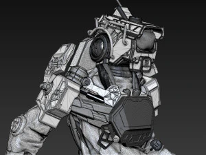 koncepcja droida 01 Model 3D