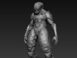 드로이드 컨셉 02 3D 모델