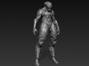 droid concept 02 Modello 3D