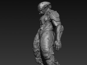 droid concept 02 Modello 3D