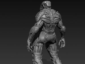 droid concept 02 Modello 3D