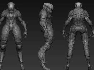 droid concept 02 Modello 3D