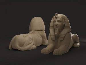 egyptian sphinx 3d print Modelo 3D
