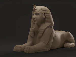 egyptian sphinx 3d print 3D Model