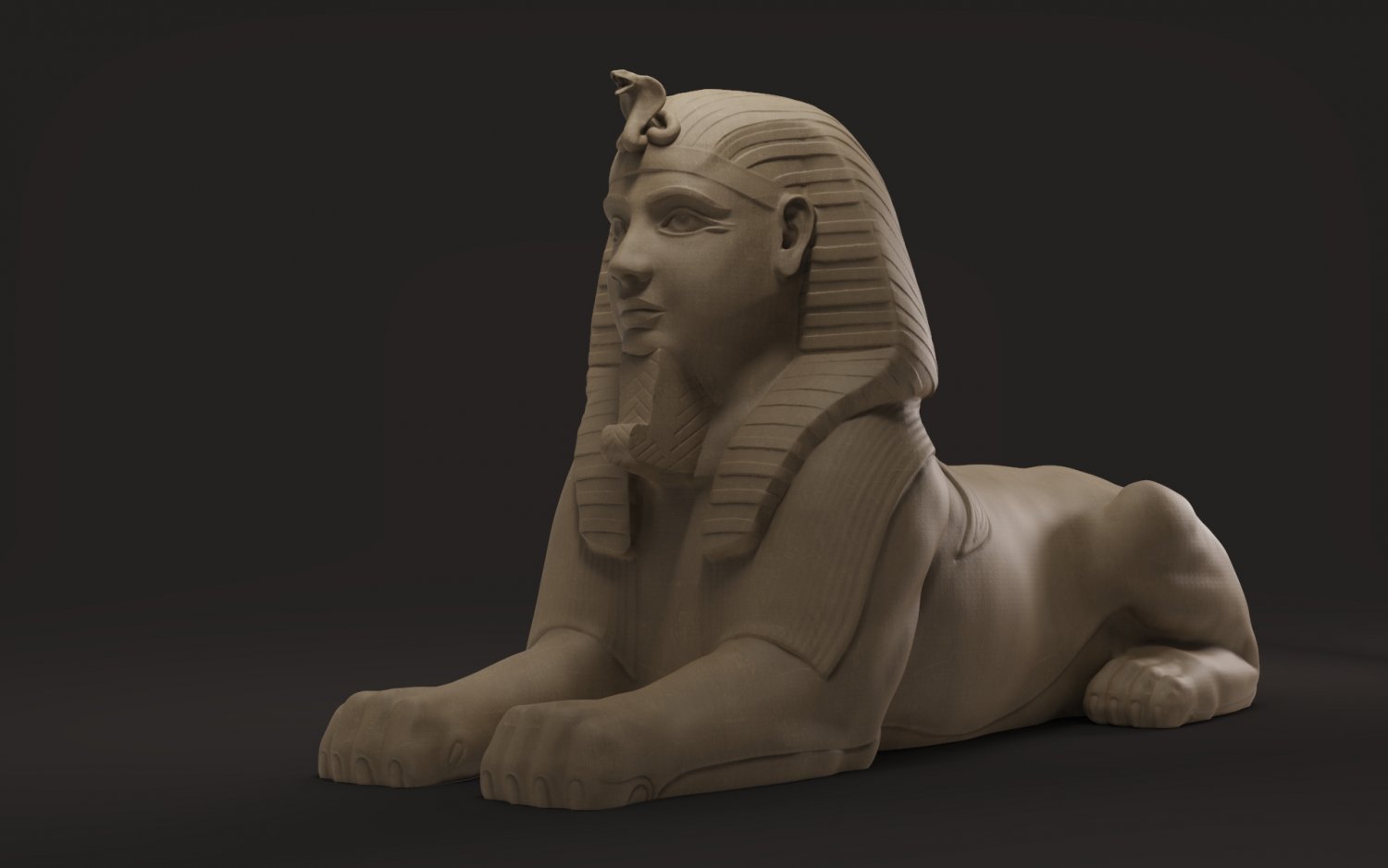 Egyptian Sphinx 3d Print 3D Model in Sculpture 3DExport