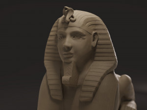 egyptian sphinx 3d print 3D Model