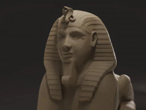egyptian sphinx 3d print 3D Model