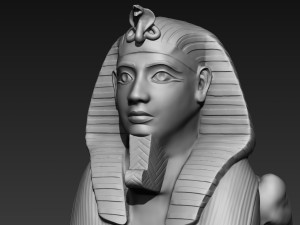egyptian sphinx 3d print 3D Model
