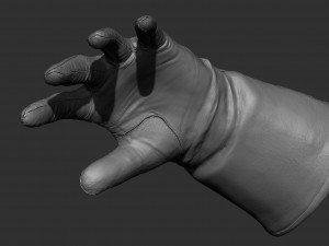gloves zbrush Model 3D