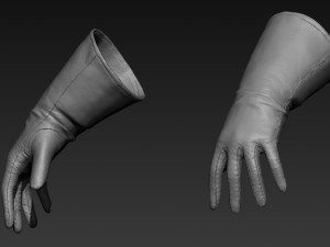 gloves zbrush Model 3D