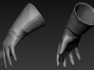 gloves zbrush Model 3D