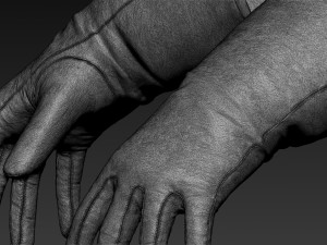 gloves zbrush Model 3D
