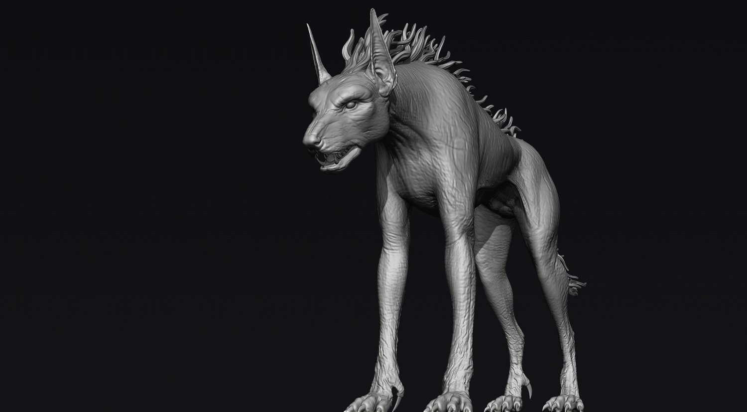 Hellhound 3d Model In Monster 3dexport Hellhound 3d Model In Monster 3dexport