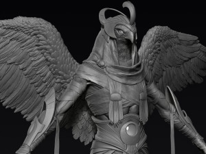 egyptian god horus 3D Model