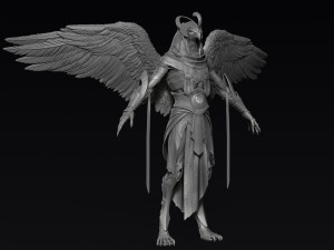 egyptian god horus 3D Model