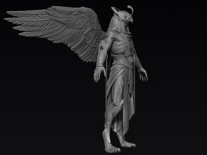 egyptian god horus 3D Model