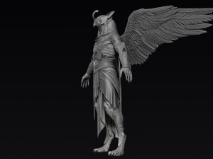 egyptian god horus 3D Model