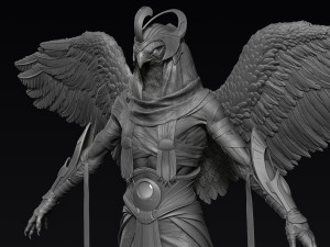 egyptian god horus 3D Model