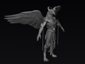 egyptian god horus 3D Model