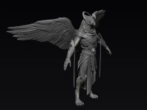 egyptian god horus 3D Model