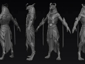 egyptian god horus 3D Model