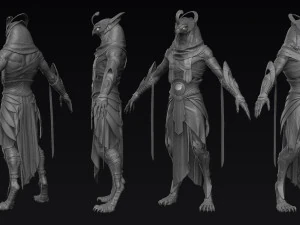 egyptian god horus 3D Model