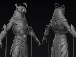 egyptian god horus 3D Model