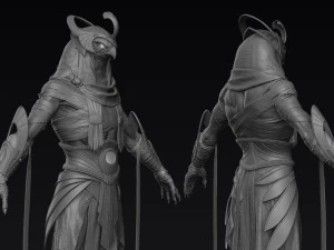 egyptian god horus 3D Model