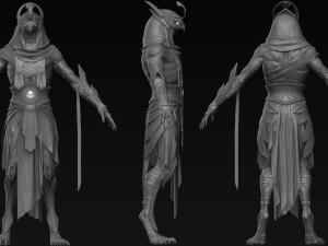 egyptian god horus 3D Model