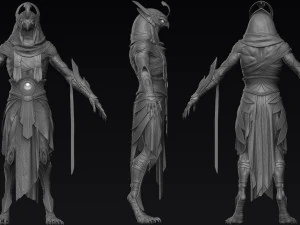egyptian god horus 3D Model