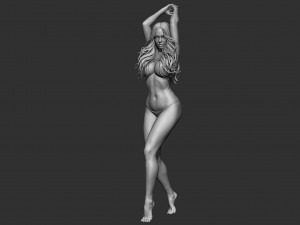 woman realistic zbrush sculpt 1 3D Model