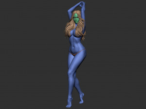 woman realistic zbrush sculpt 1 3D Model