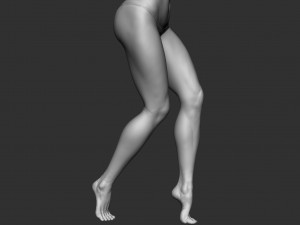 woman realistic zbrush sculpt 1 3D Model