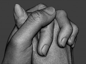 Male and Female Hands 1 Model Cetak 3D