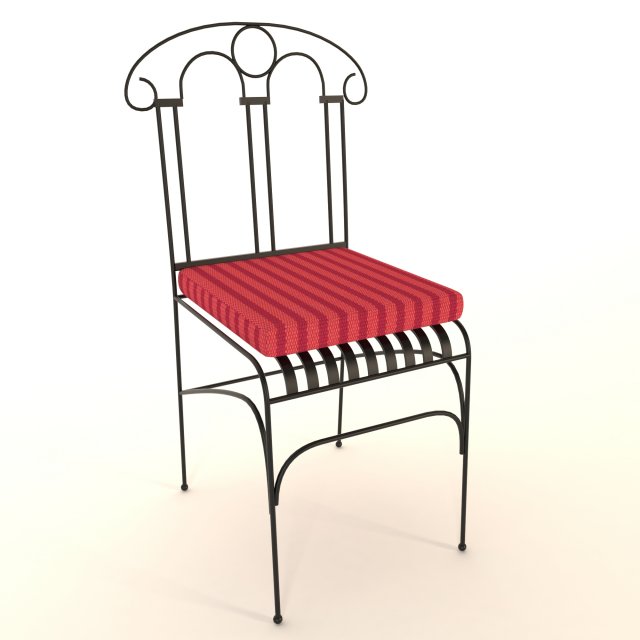 dining chair 3D 模型 .c4d .max .obj .3ds .fbx .stl .blend 