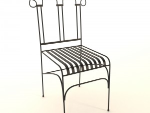 dining chair 3D 模型
