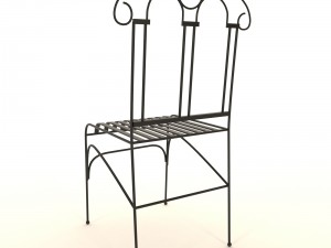 dining chair 3D 模型