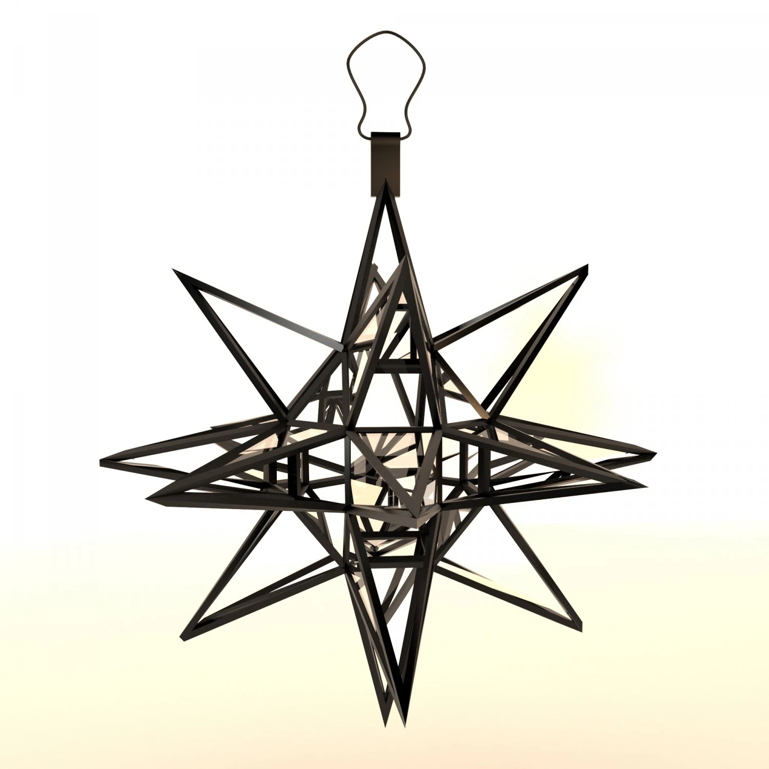lamp star 3D Model .c4d .max .obj .3ds .fbx .stl .blend 