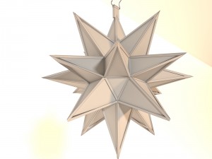 lamp star Modello 3D