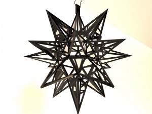 lamp star Modello 3D