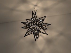 lamp star Modello 3D