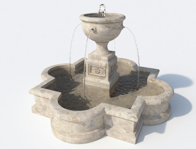 fountain 2 Modelo 3D .c4d .max .obj .3ds .fbx .stl .blend 