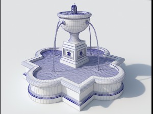 fountain 2 Modelo 3D
