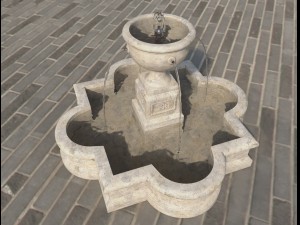 fountain 2 Modelo 3D