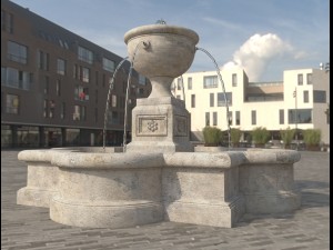 fountain 2 Modelo 3D