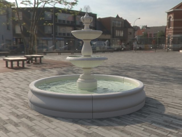 fountain4 3D-Modell .c4d .max .obj .3ds .fbx .stl .blend 